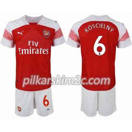 Koszulka Arsenal KOSCIELNY 6 Dziecięca Główna 2018-2019 - Koszulki Piłkarskie